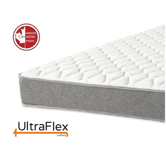 UltraFlex® ESSENCE PLUS Orthopedic Luxury Gel Memory Foam, Natural Comfort, Balanced Support, Eco-friendly Mattress with Waterproof Mattress Protector (Made in Canada)