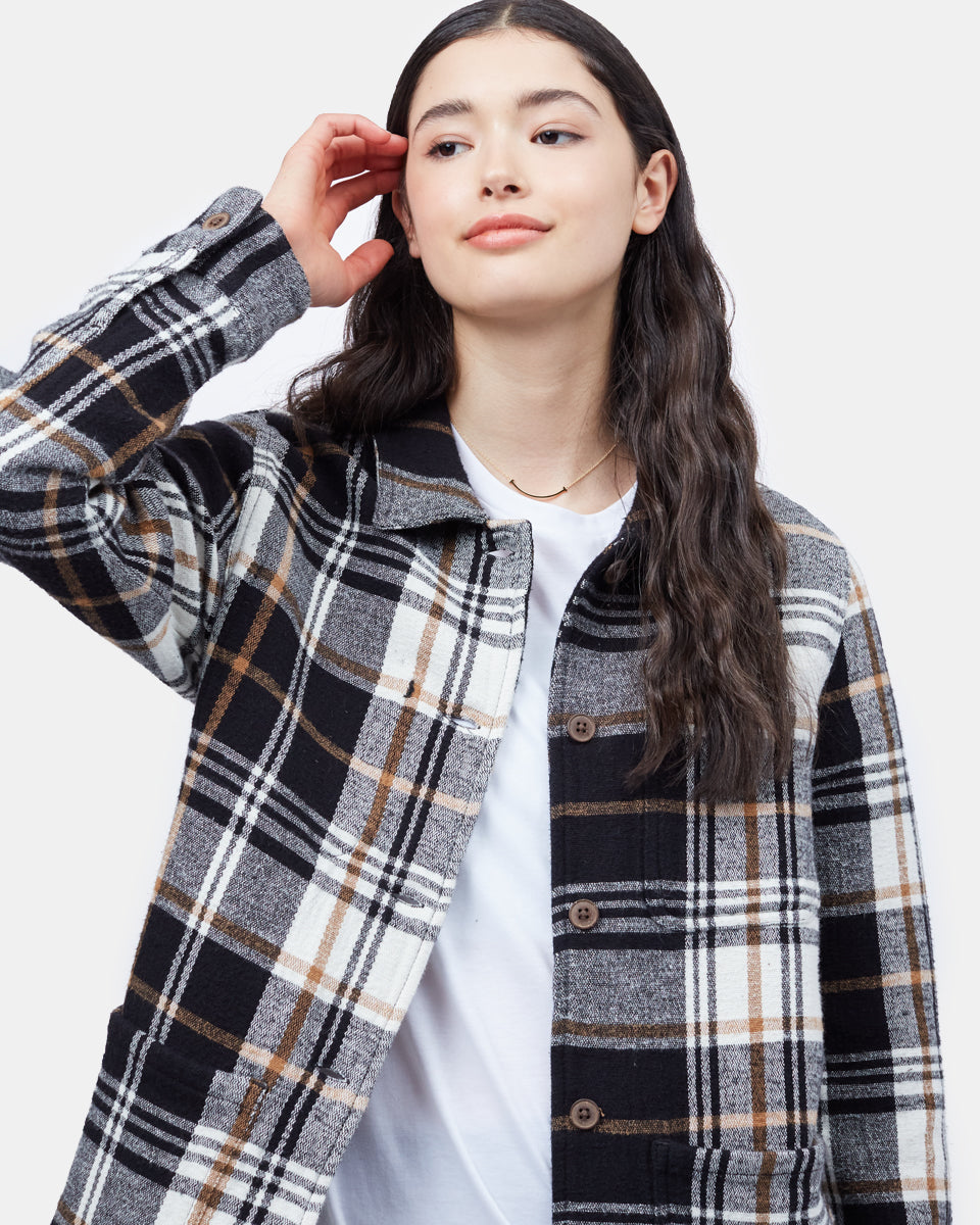 Flanell-Utility-Jacke