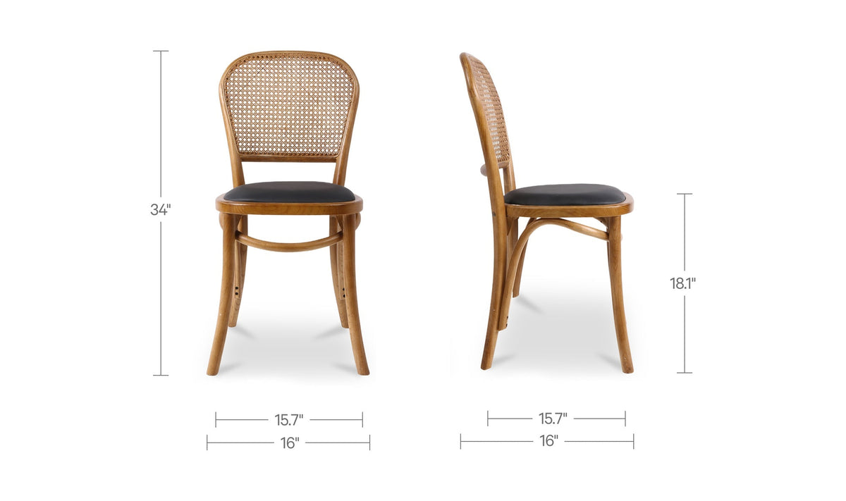 Bowen Dining Chair Light Brown (Set of Two)