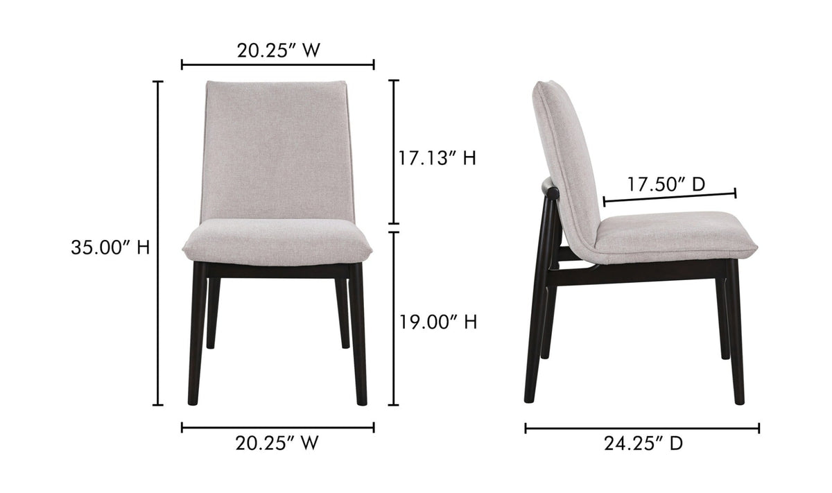 Cole Dining Chair Beige (Set of Two)