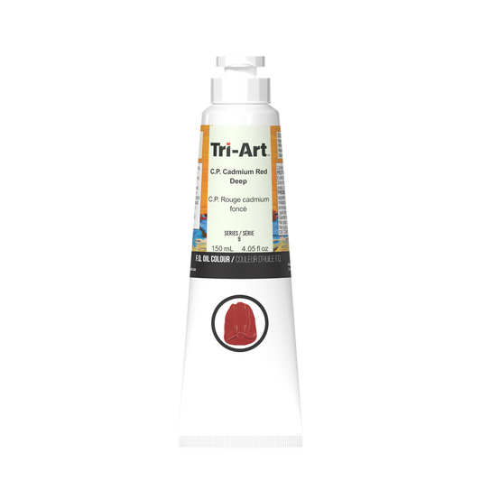 Tri-Art Oil Colours - C.P. Cadmium Red Deep