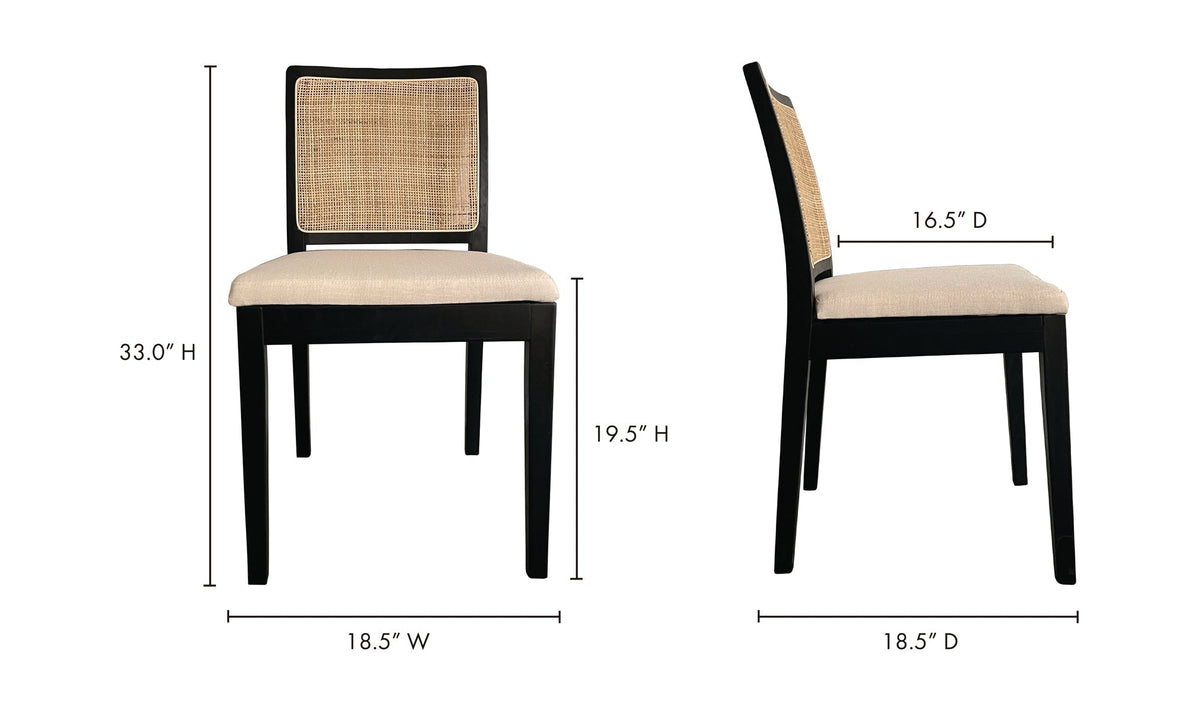 Orson Dining Chair Black (Set of Two)
