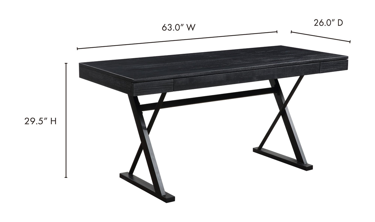 Pendleton Desk Black