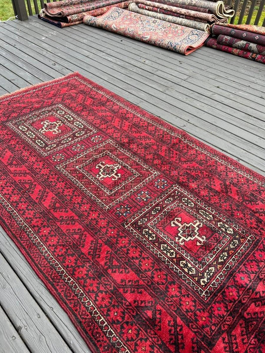 Persian Baluch Rug | 6' 11" x 3' 8"