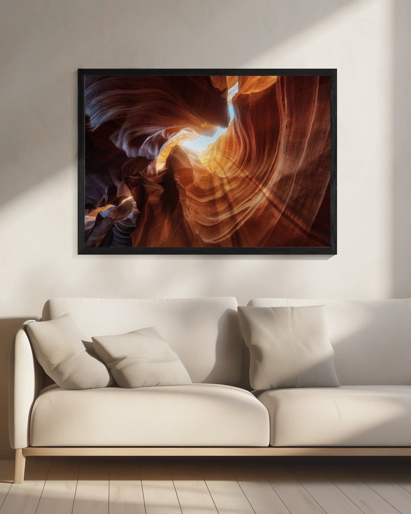 Wandkunst Antilopenloch.