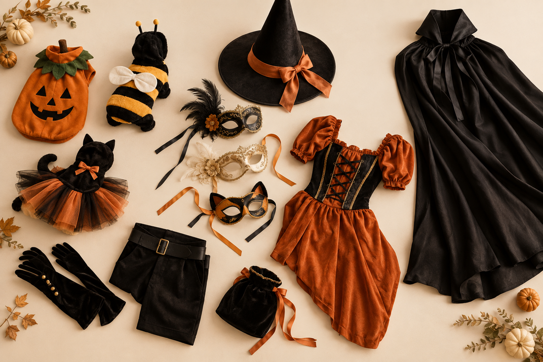 Spooky-Chic Halloween Costumes & Outfits — AURABAGS SHOP, October 3, 2026