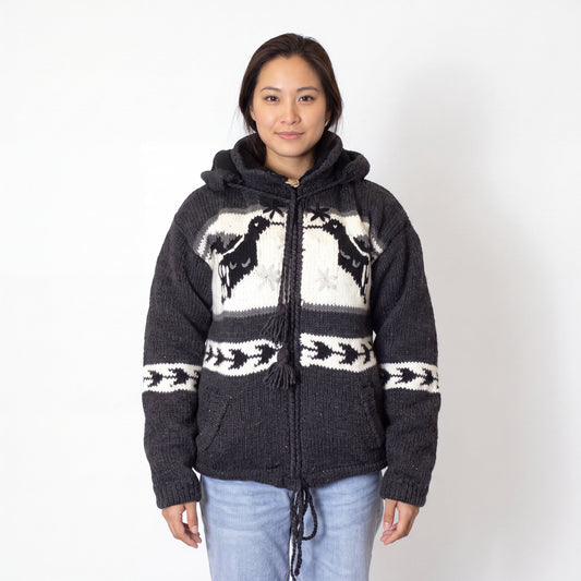 OLDTRIBES™ Aurora Hummingbird Wool Jacket