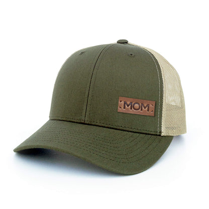 MOM - Leather Patch Trucker Hat