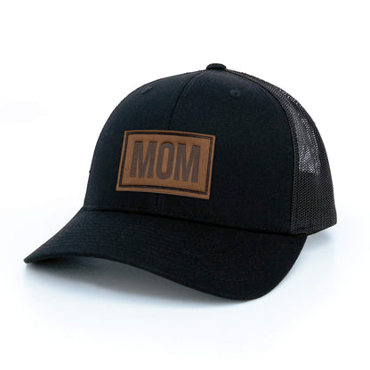 MOM - Leather Patch Trucker Hat