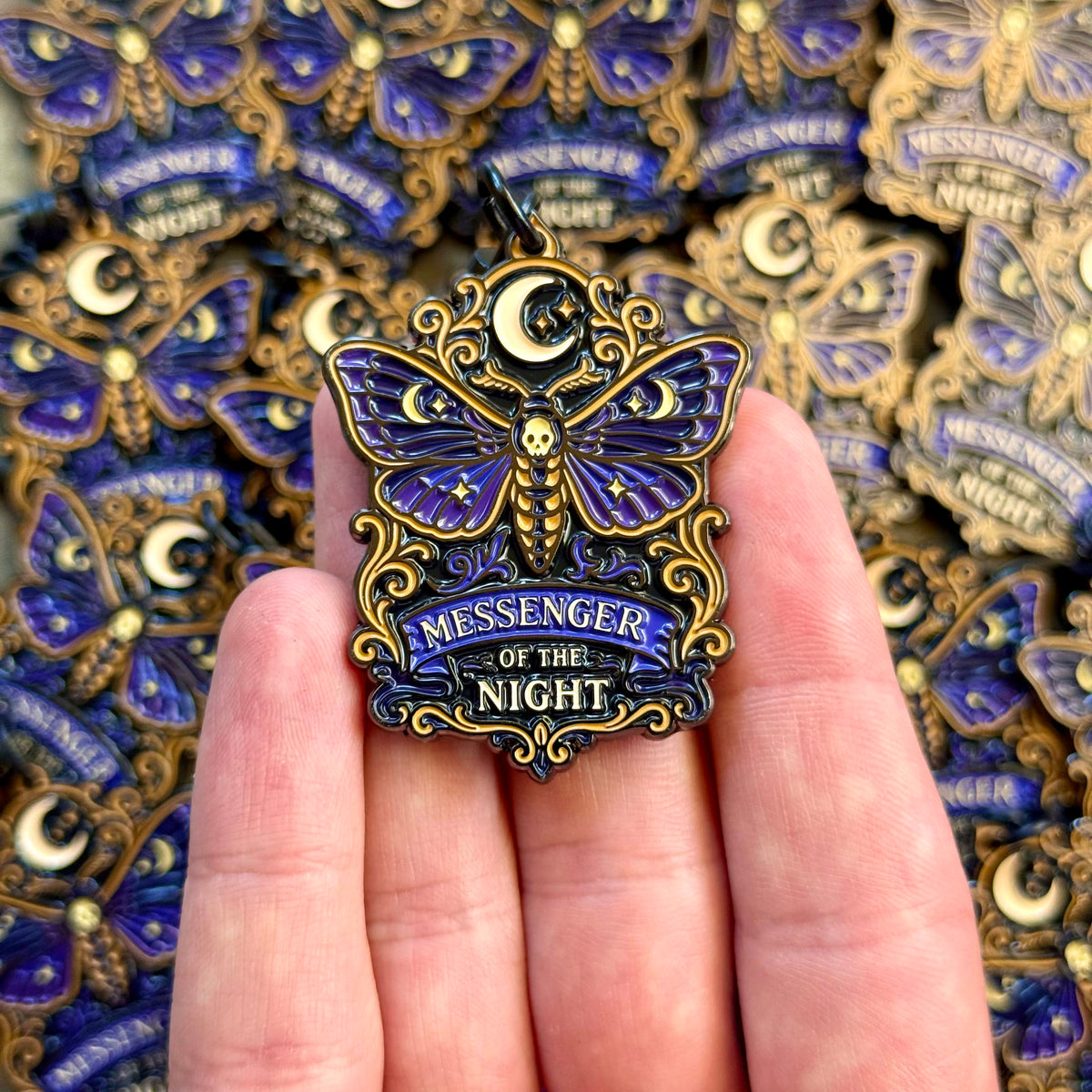 Messenger of the Night Keychain