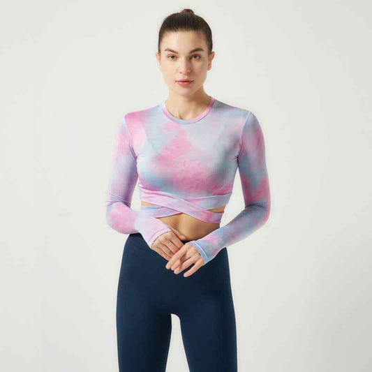 Women's Yoga Pants & Long Sleeve Sports Top Set – Running & Fitness Activewear