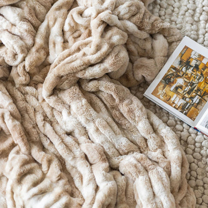 Caramel Swirl doppelseitige Minky-Decke