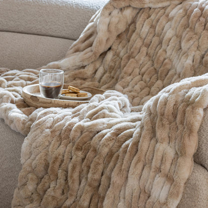 Caramel Swirl doppelseitige Minky-Decke