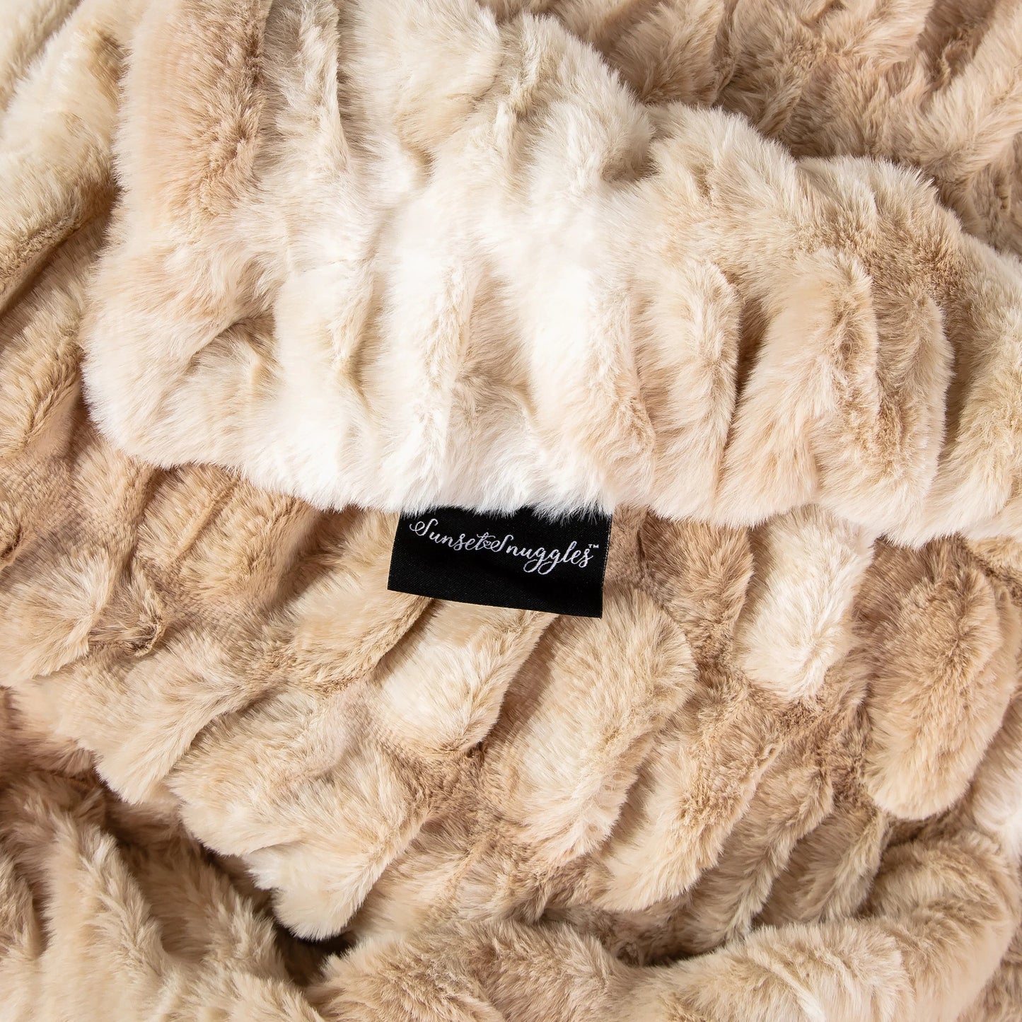 Caramel Swirl doppelseitige Minky-Decke