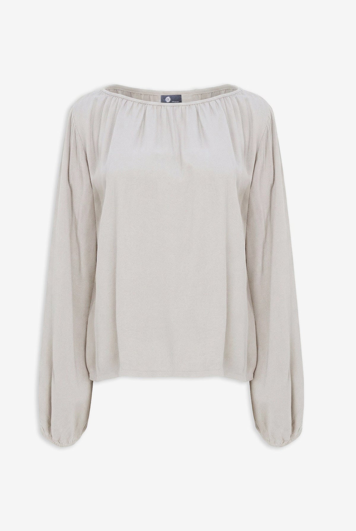 Women's Woven Boat-Neck Top