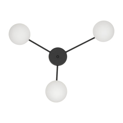ELTON Black Scandinavian Ceiling Lamp 3 - AURABAGS SHOP