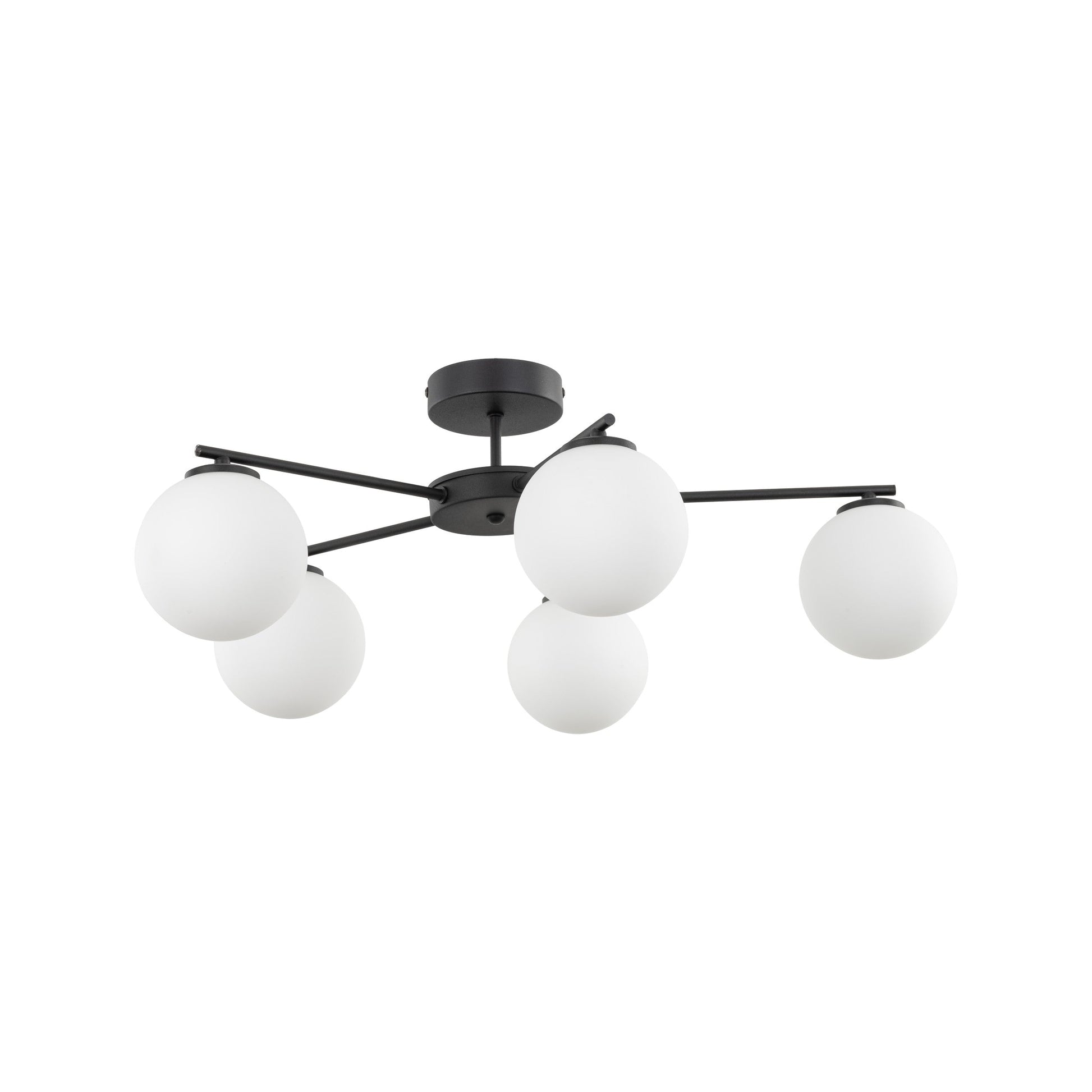ELTON Black Scandinavian Ceiling Lamp for Living Room, Bedroom & Hallway - AURABAGS SHOP