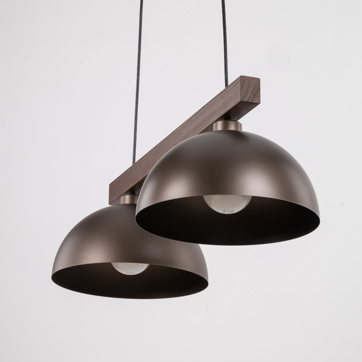 OSLO 2-Light Scandinavian Pendant Light for Kitchen Island, Dining Table & Modern Interiors