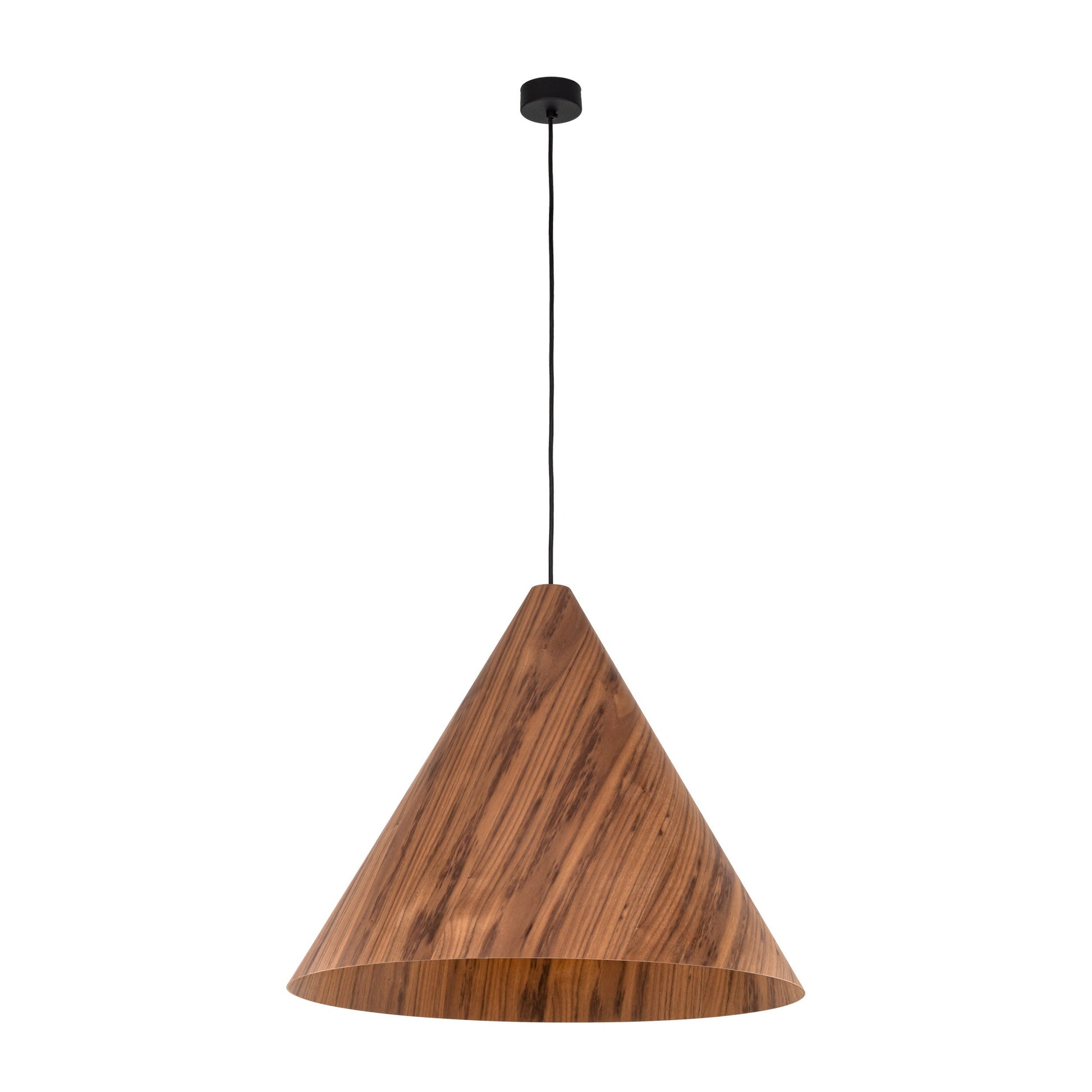 SOLIS Large Scandinavian Wood Pendant Light – Statement Cone Design (Limited Edition) - AURABAGS SHOP