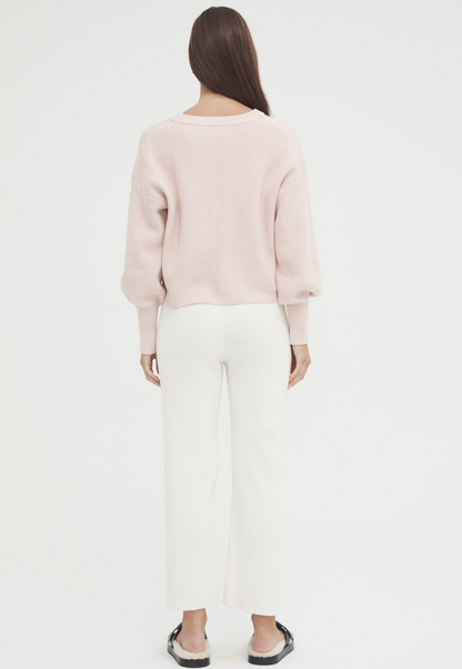 COASTLINE CROP CARDI by Legoe Heritage