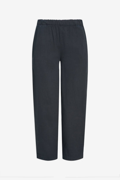Women's Woven Pull-On Barrel-Leg Pant with Side Seam Pockets