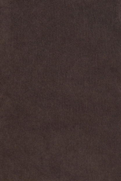 Women's Corduroy Zip-Up Bootcut Pants with Side Pockets