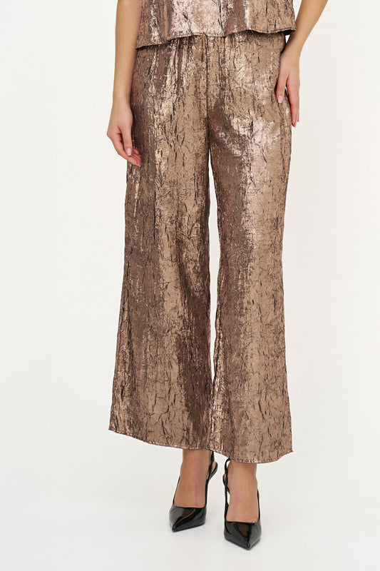 Women's Woven Relaxed-Fit Pull-On Pants with Side Pockets
