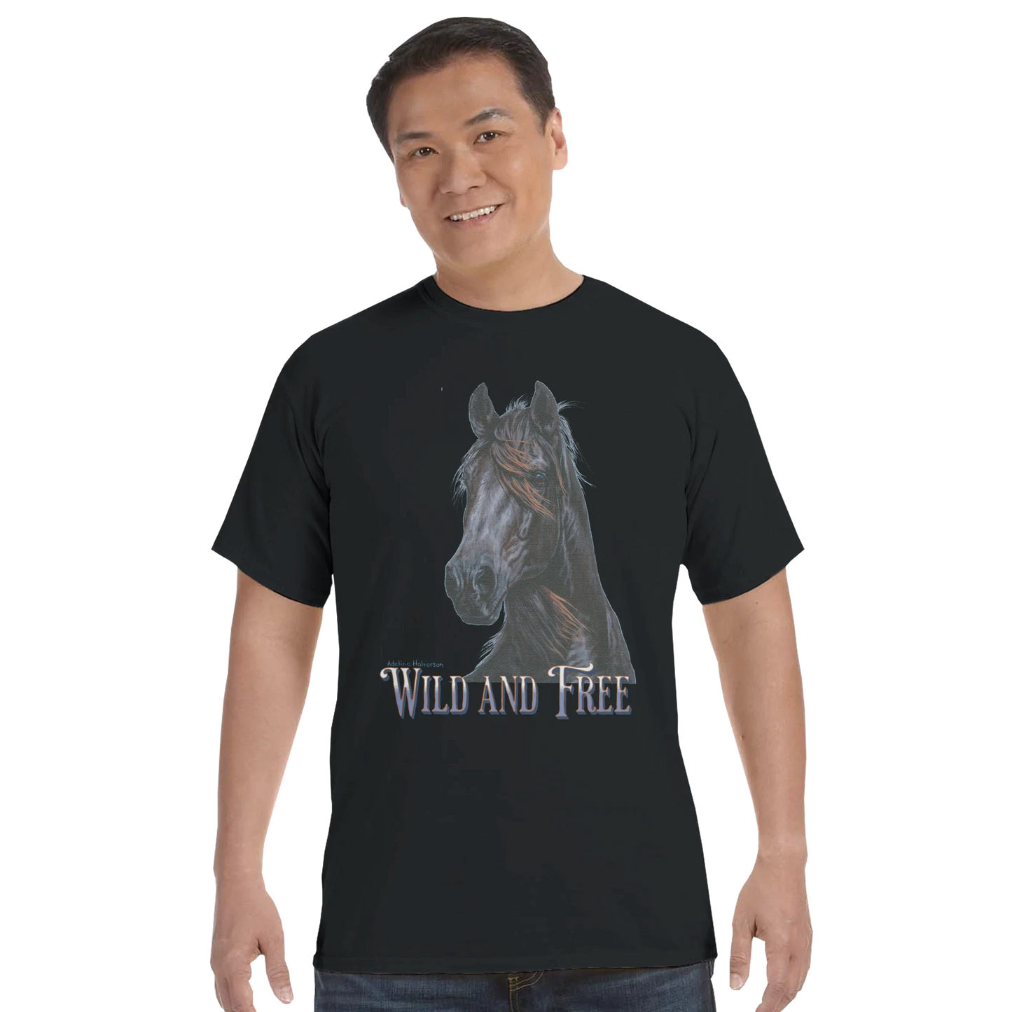 Wild and Free Comfort Colors Unisex Tee – 100% Cotton