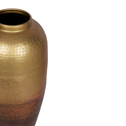 Selina Bodenvase aus handgehämmertem Messing