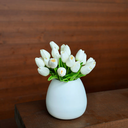 Nira Artificial 10Pcs Tulip Bouquet 13''X5''