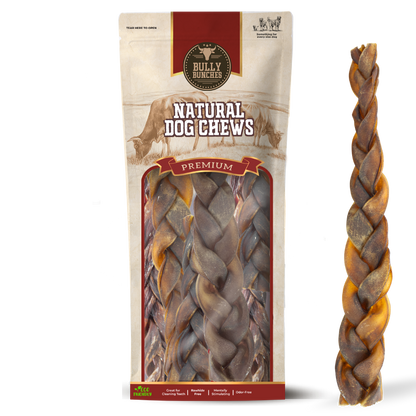 10-12 Inch Braided Collagen Stick