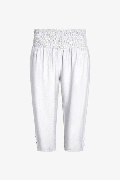 Women's Woven Capri Trousers