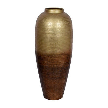 Selina Bodenvase aus handgehämmertem Messing