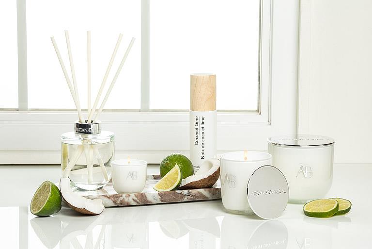 Kokosnuss-Limette Reed Diffuser mit tropischem Zitrusduft von Aromabotanical