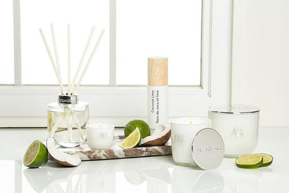 Kokosnuss-Limette Reed Diffuser mit tropischem Zitrusduft von Aromabotanical