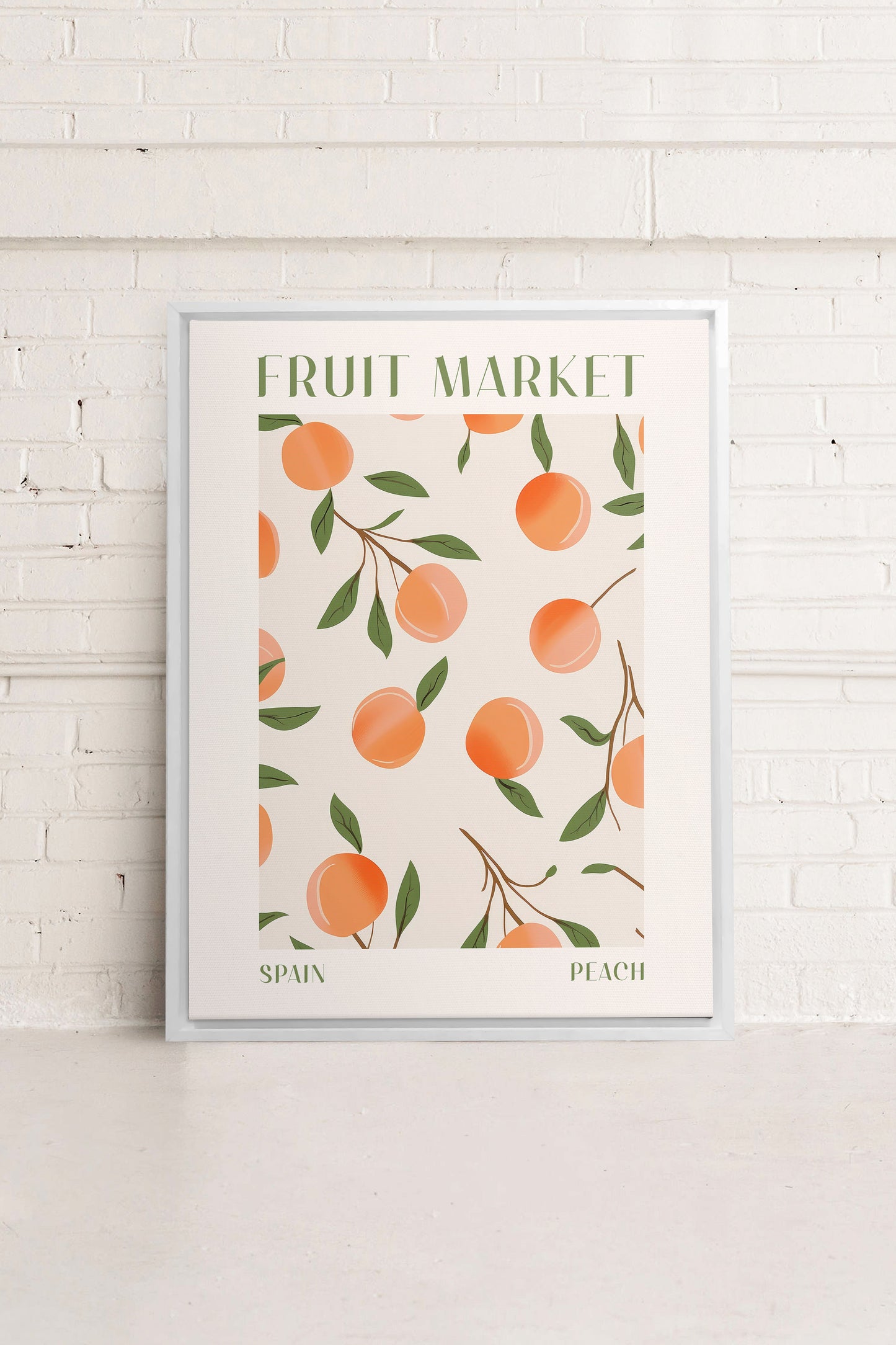 PEACH, Oeuvre sur toile étirée