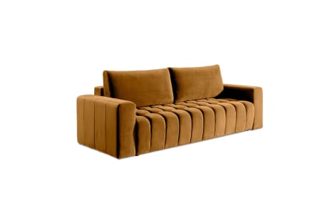 Lazaro Condo Style 3 Seater Storage Sleeper Sofa - Multiple Colors Available