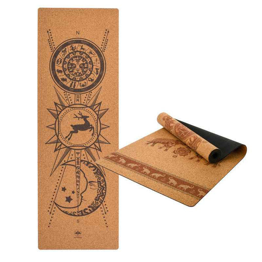 Natural Rubber Cork Yoga Mat – Eco-Friendly Non-Slip Fitness Mat