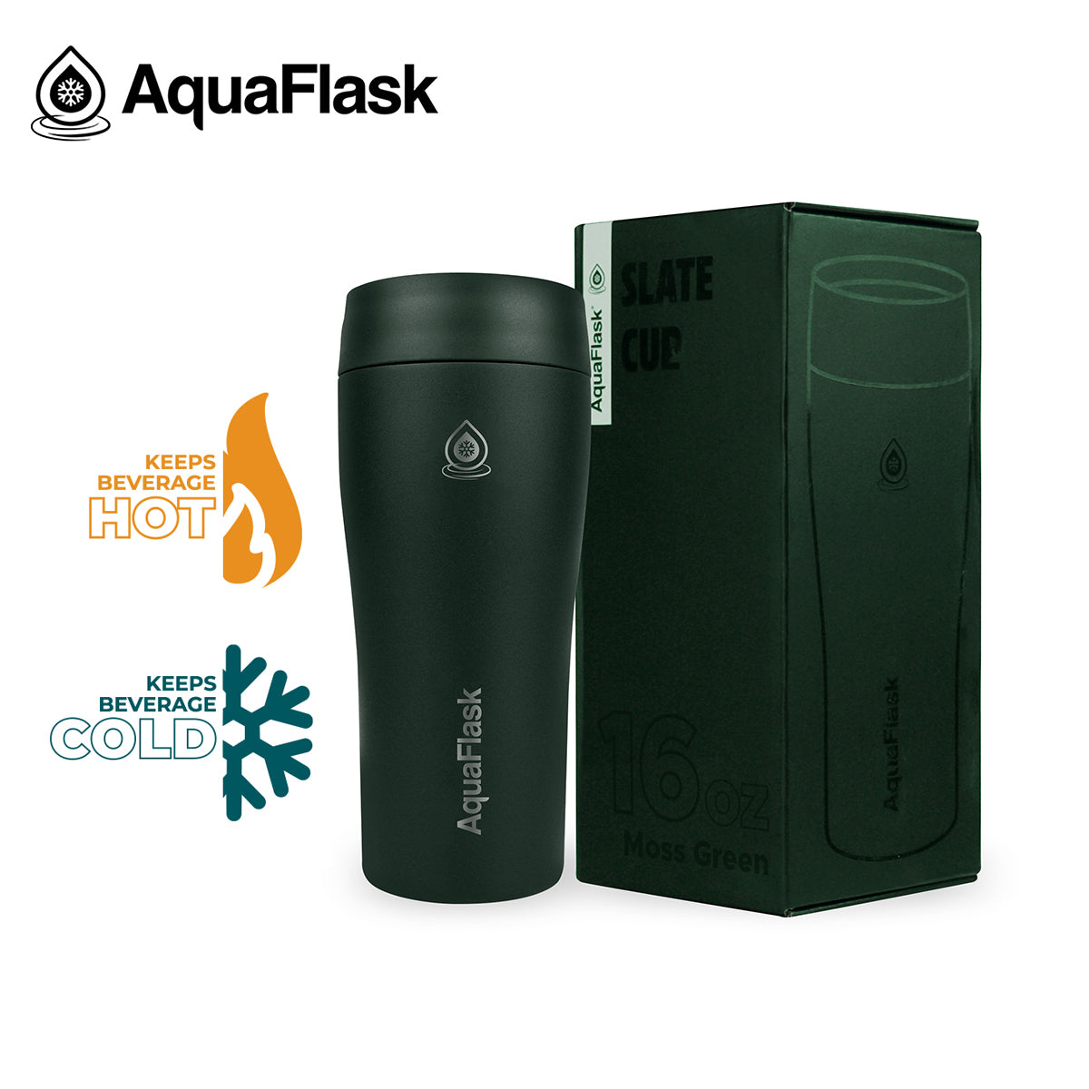 AquaFlask Schieferbecher 473ml (16oz)