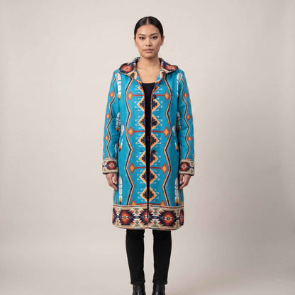 OLDTRIBES™ Sky Blue Long Coat