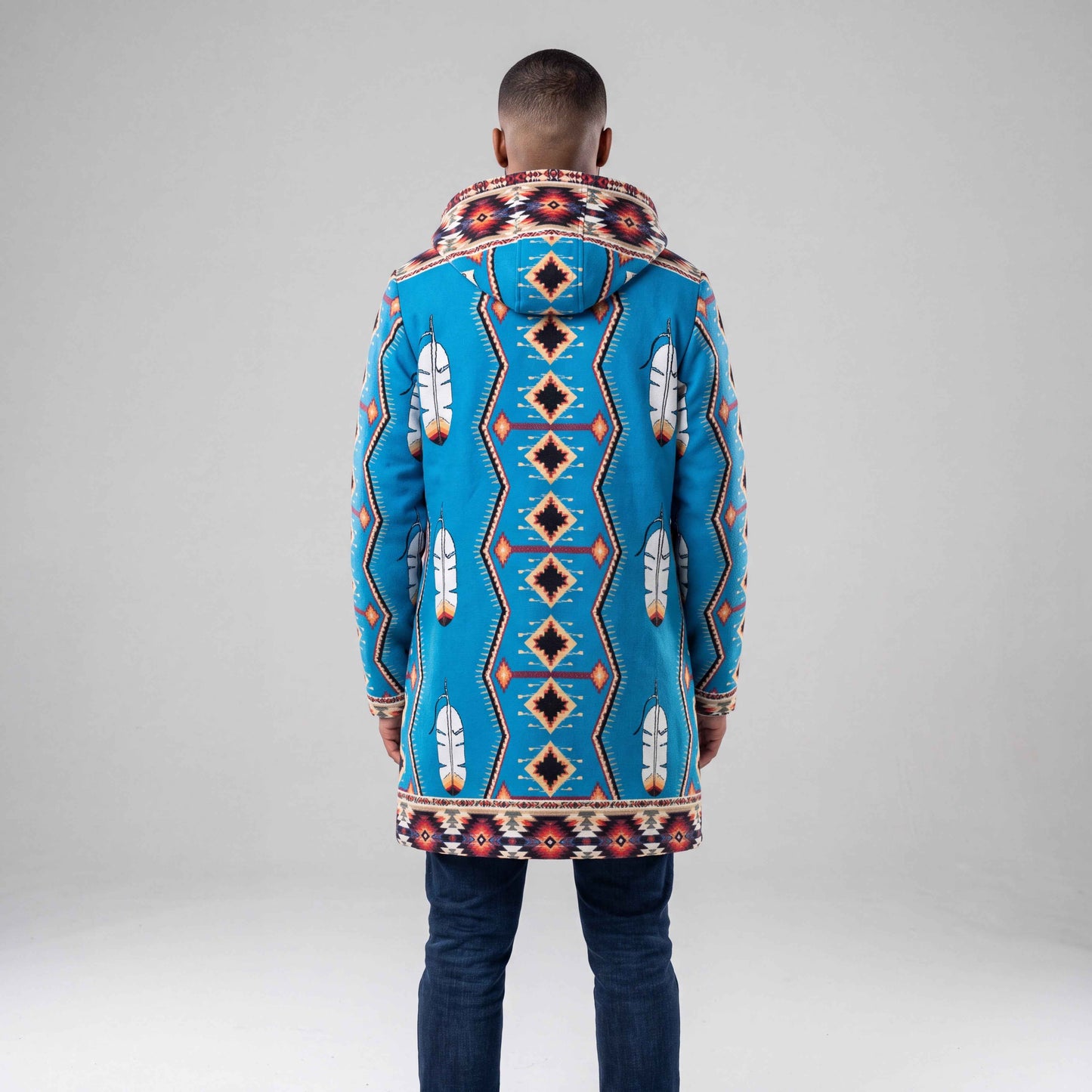 OLDTRIBES™ Sky Blue Long Coat