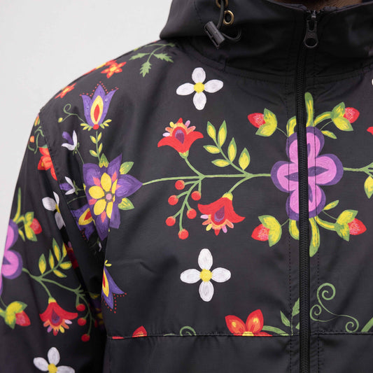 OLDTRIBES™ Midnight Bloom Windbreaker