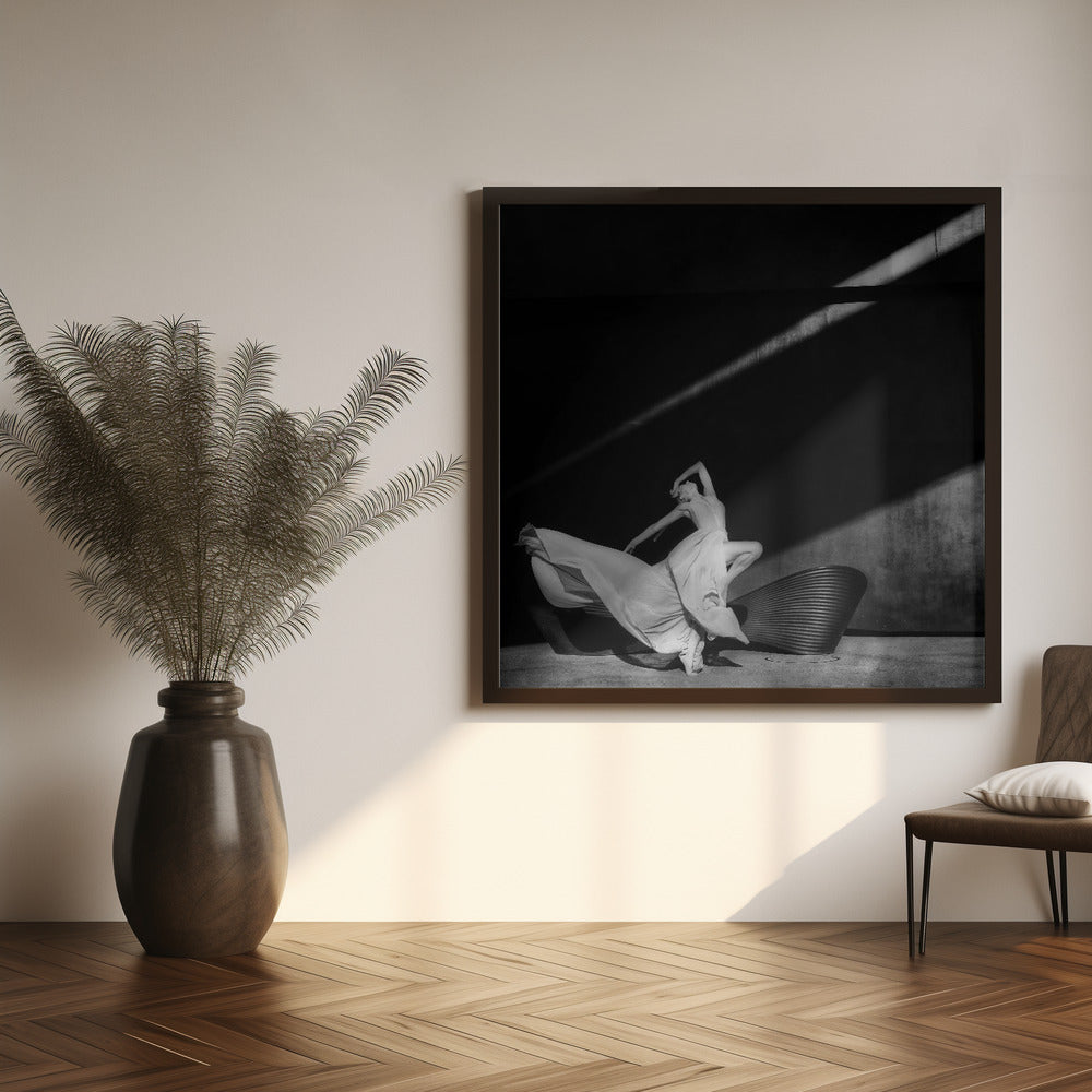 Wandbild Tanzen mit dem Licht