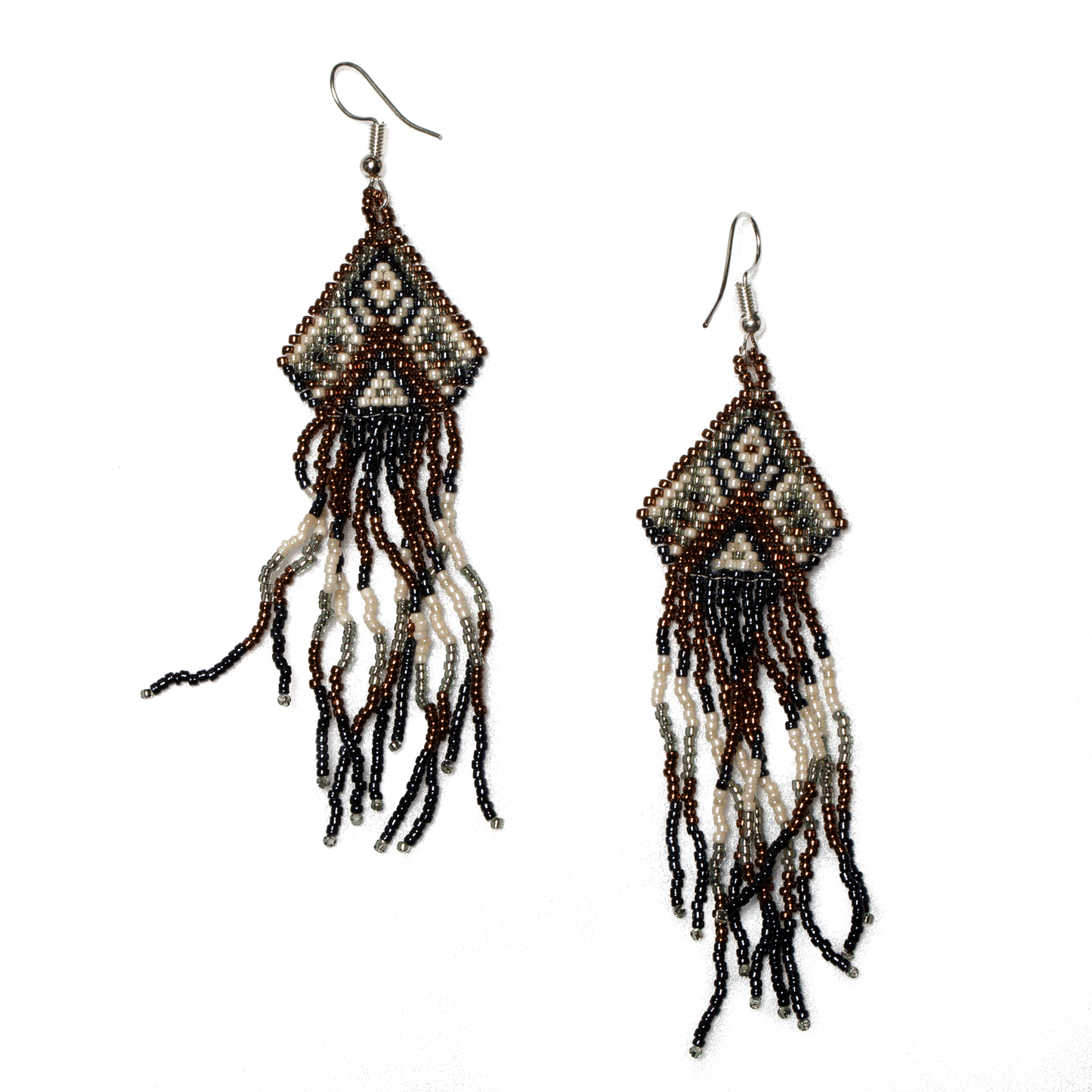 Beaded Aztec Style Earring