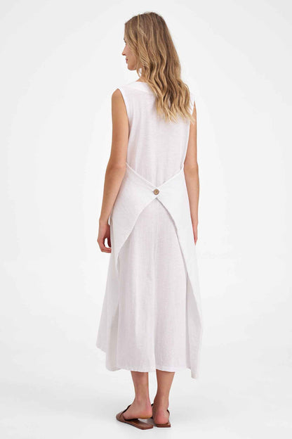 Women's Knit Woven Combo Dress