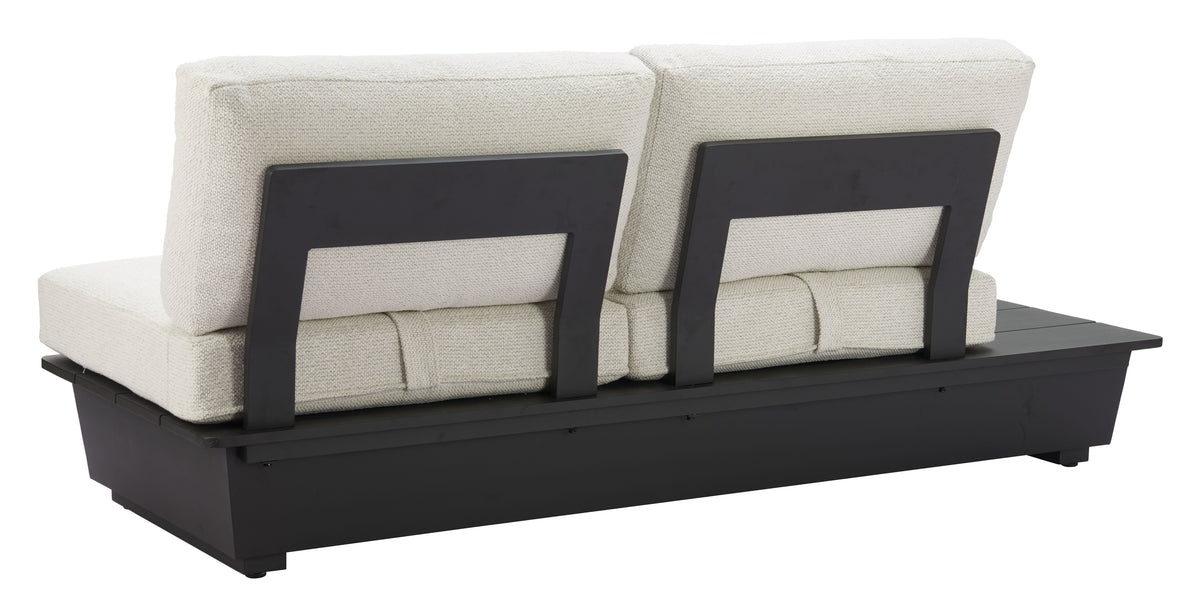 Arbor 2 Seater Modern Outdoor Sofa - Black
