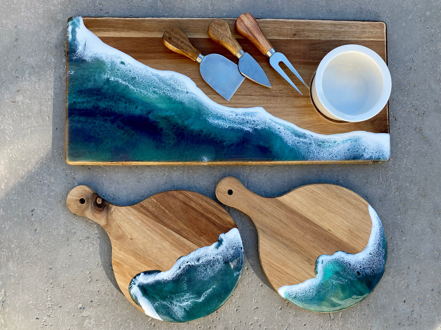 Acadia Charcuterie Board Gift set - AURABAGS SHOP