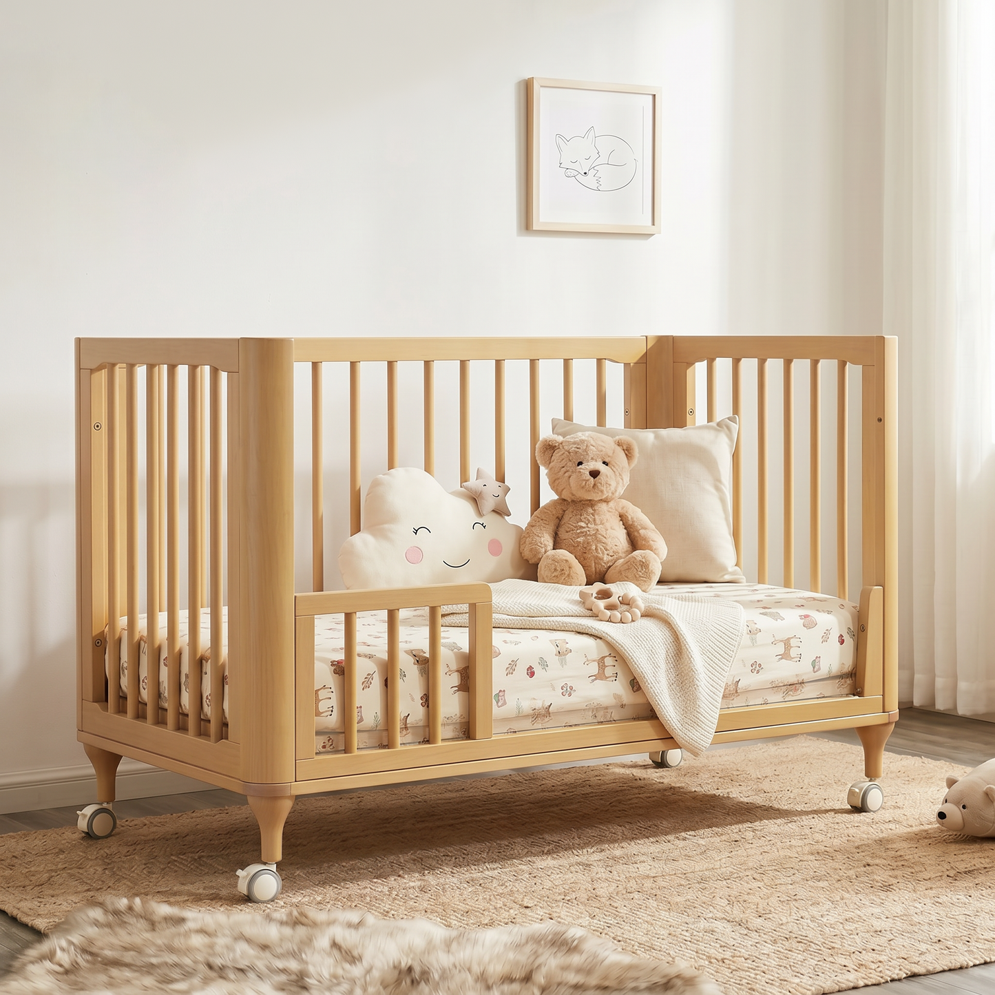 MIMI Nest 5-in-1 Convertible Crib
