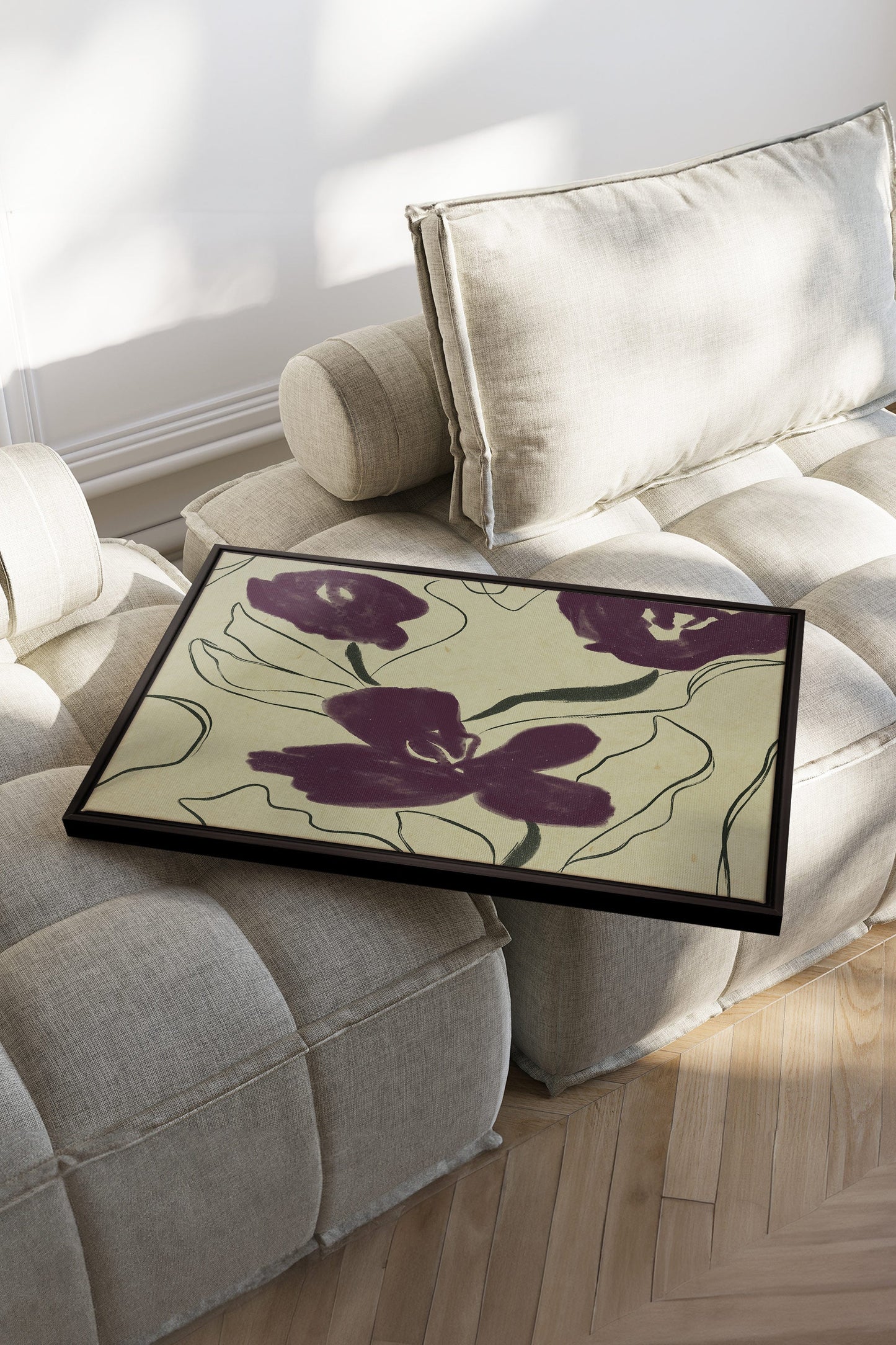 VELVET GARDEN, Oeuvre sur toile étirée