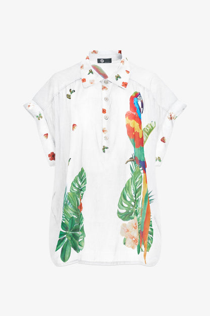 Women's Woven Tunic Top
